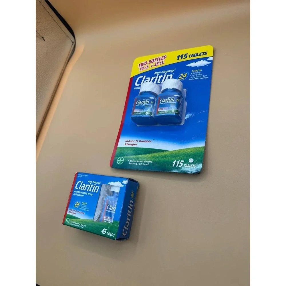 Claritin 24hr‎ Non-drowsy Allergy Tablets Loratadine 10mg 115+45 Tablets Set NEW